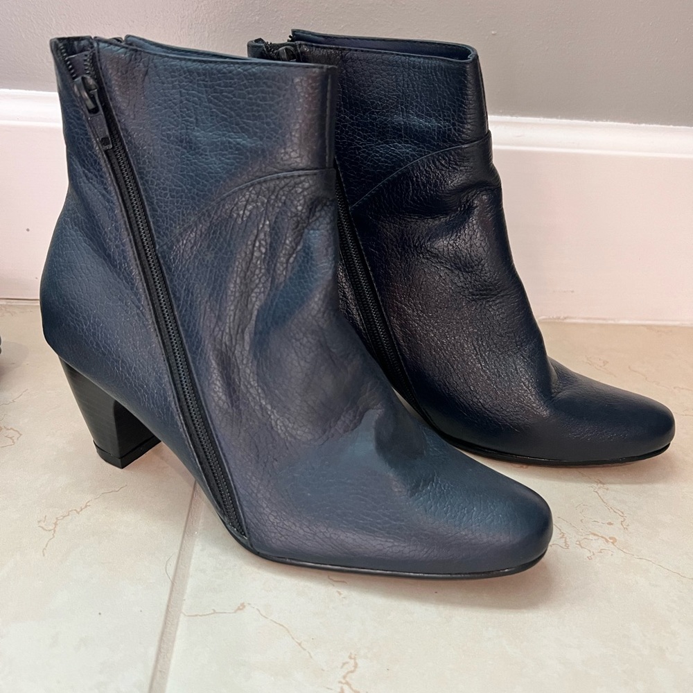 New leather booties/boots